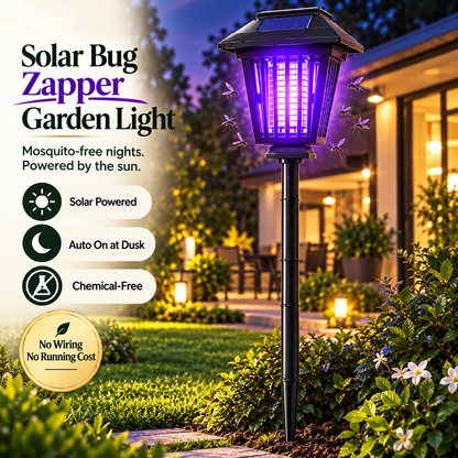 Repella™ Solar Charged Bug Zapper Lamp