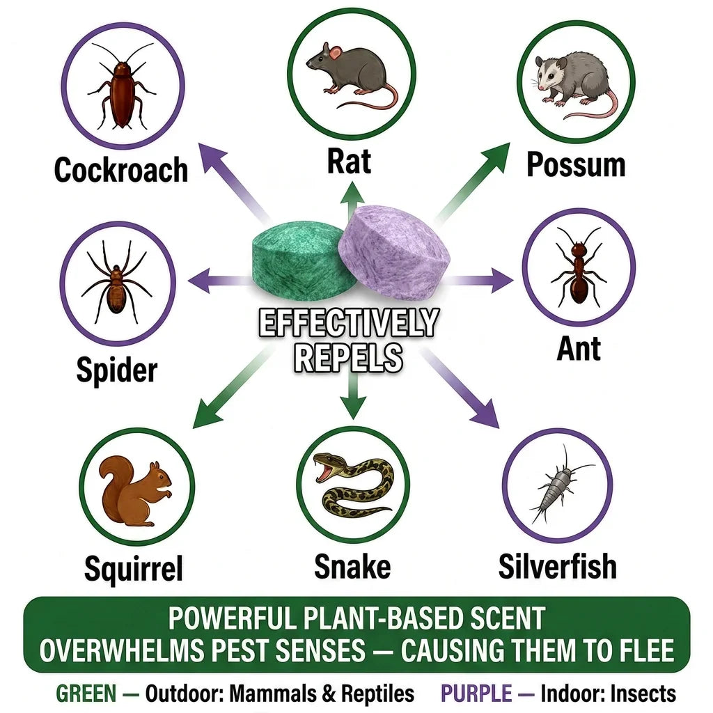 Repella™ Natural Pest Repellent Balls | Snake, Rodent & Insect Protection