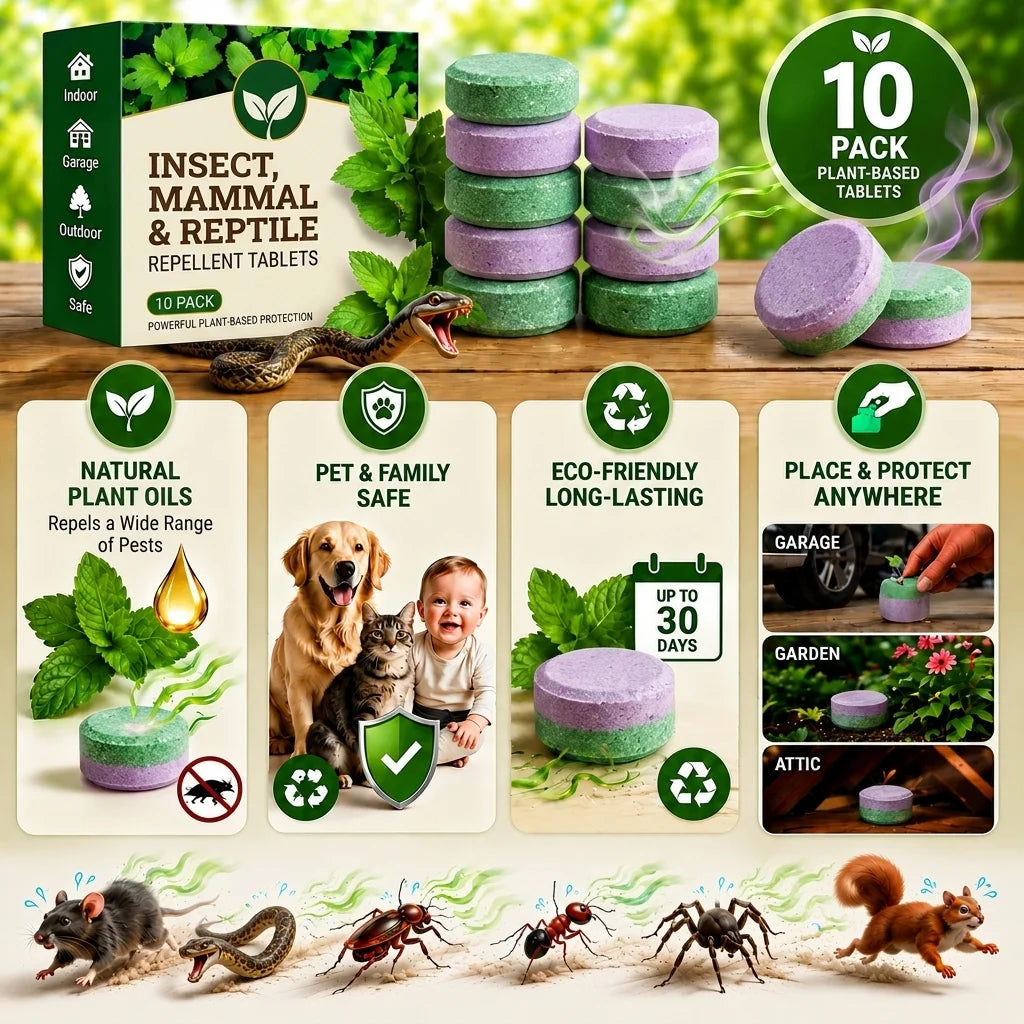 Repella™ Natural Pest Repellent Balls | Snake, Rodent & Insect Protection